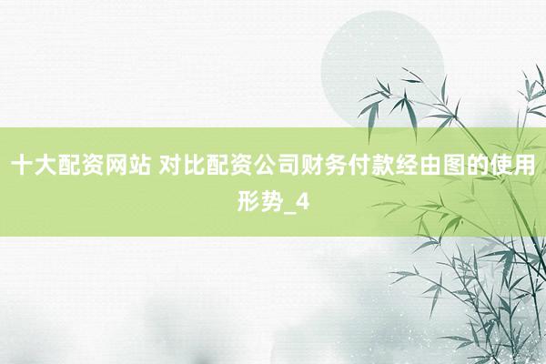 十大配资网站 对比配资公司财务付款经由图的使用形势_4