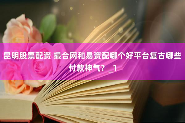 昆明股票配资 撮合网和易资配哪个好平台复古哪些付款神气？_1