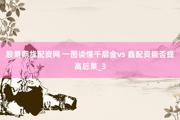 股票期货配资网 一图读懂千层金vs 鑫配资能否提高后果_3