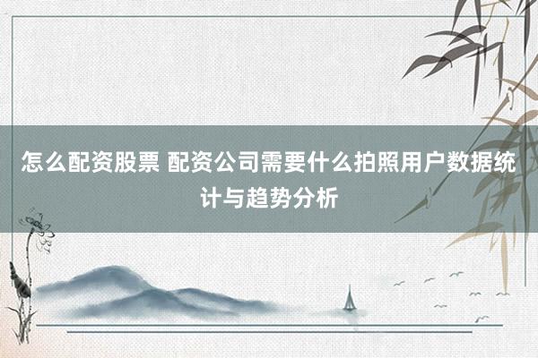 怎么配资股票 配资公司需要什么拍照用户数据统计与趋势分析